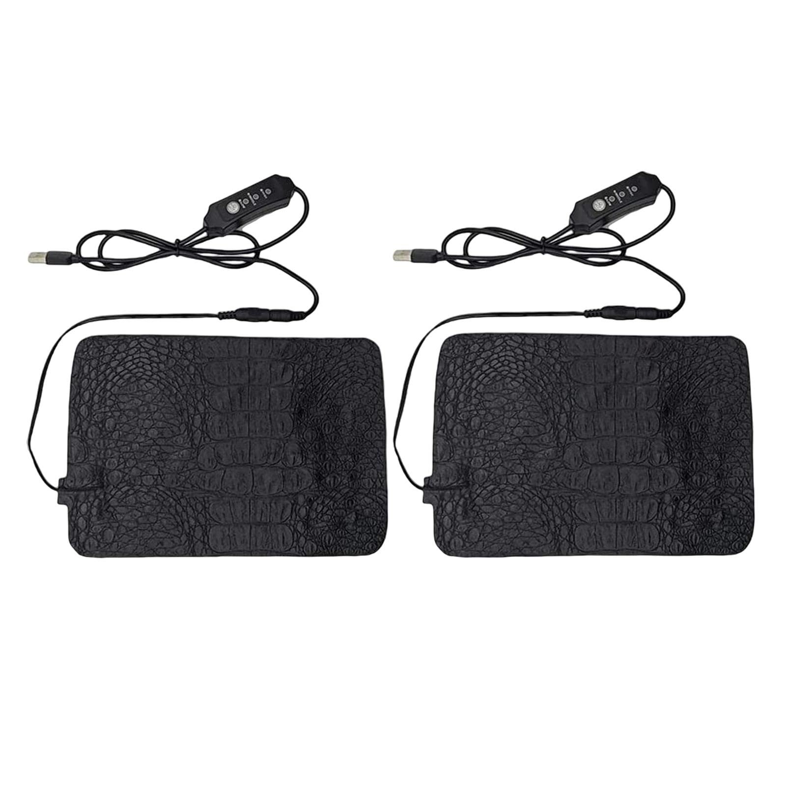 ZOOMELLA 2X pet Heating Pad Blanket Thermal Warm for Cats Dogs Indoor Kitten 15cmX22cm